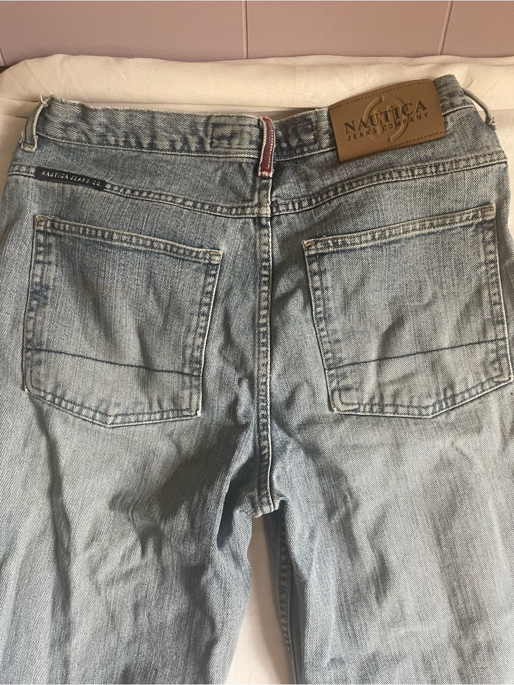Nautica Men's Light Blue Relaxed Jeans